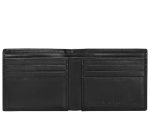 Woodhouse Leather Wallet for Men in black color made of Italian leather KW552