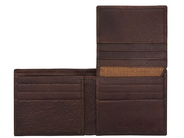 Woodhouse Leather Wallet For Men in brown color KW553