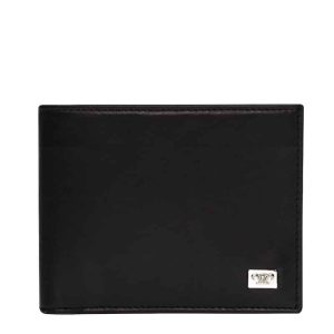 August Men's Leather Wallet - Black, Dark Brown Colors