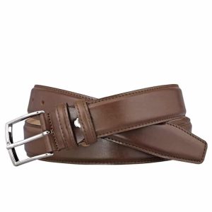 Leather Belt For Men - Brown Color