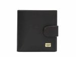 Buy Black & Dark Brown August Leather Wallet For Men