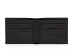 August Men's Leather Wallet - Black, Dark Brown Colors