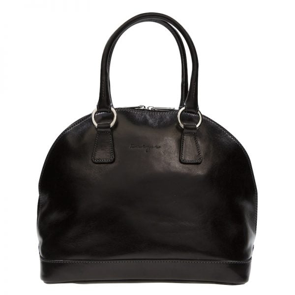 Absolute Leather Black Satchel - Ladies Hobos KZ1866