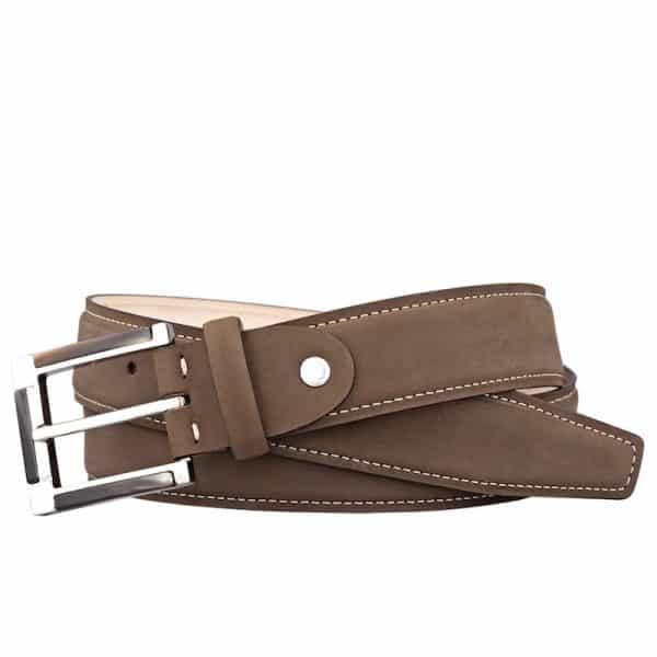 Leather Belt in Brown color