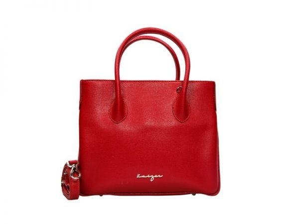 Au Fait Ladies Leather Tote - Black, Blue, Torquoise, Red, Tan Color